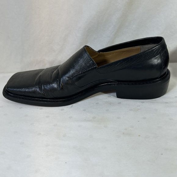 Giorgio Brutini Mens Loafer Shoes 9.5 Black - Picture 5 of 13